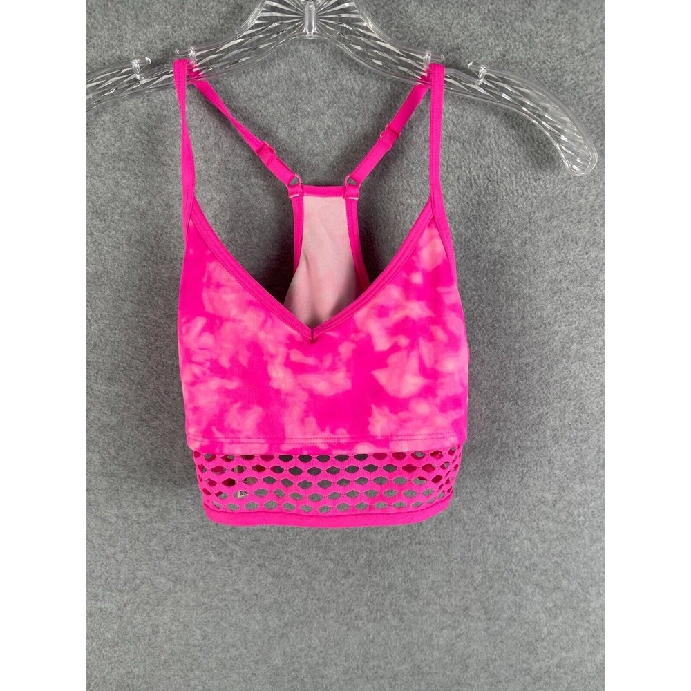 PINK Victoria’s Secret Pink Tie Dye Gym To Swim Sports Bra SIZE Small